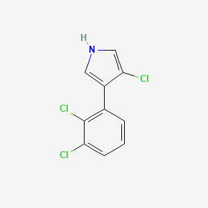 3-Chloro-4-(2,3-dichlorophenyl)-1H-pyrrole