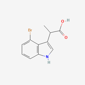 methyl (4-bromo-1H-indol-3-yl)acetic acid