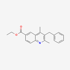 Ethyl 3-benzyl-2,4-dimethylquinoline-6-carboxylate