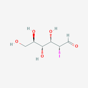 molecular formula C6H11IO5 B8481580 2-deoxy-2-iodo-D-glucose 