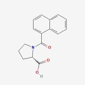 molecular formula C16H15NO3 B8481641 1-(Naphthalene-1-ylcarbonyl)-L-Proline 