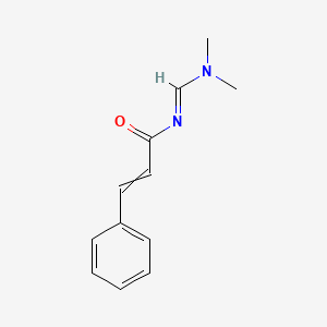 molecular formula C12H14N2O B8481654 N-[(Dimethylamino)methylene]-cinnamamide 