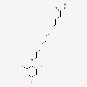 12-(2,4,6-Triiodophenoxy)dodecanoic acid