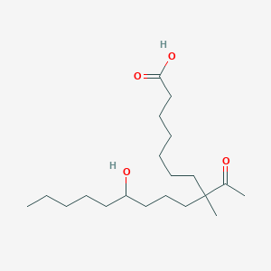 8-Acetyl-12-hydroxy-8-methylheptadecanoic acid