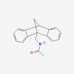 molecular formula C18H17NO B8481755 N-[(9,10-Methanoanthracen-9(10H)-yl)methyl]acetamide CAS No. 60070-73-7