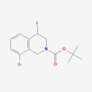 tert-butyl 8-bromo-4-fluoro-3,4-dihydroisoquinoline-2(1H)-carboxylate