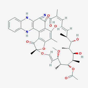 molecular formula C43H49N3O11 B084821 Rifazine CAS No. 10238-70-7