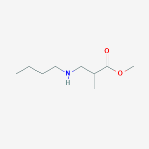 molecular formula C9H19NO2 B084822 Methyl 3-(butylamino)-2-methylpropanoate CAS No. 13604-68-7
