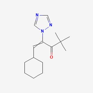 1-Cyclohexyl-4,4-dimethyl-2-(1H-1,2,4-triazol-1-yl)pent-1-en-3-one