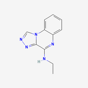 4-Ethylamino-[1,2,4]triazolo[4,3-a]quinoxaline