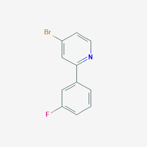 4-Bromo-2-(3-fluoro-phenyl)-pyridine