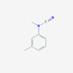 molecular formula C9H10N2 B8482384 N-cyano-N-methyl-3-toluidine 