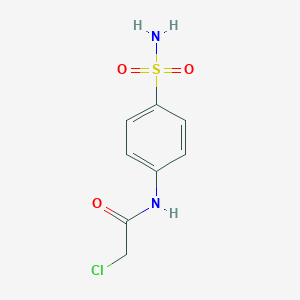 molecular formula C8H9ClN2O3S B084824 2-chloro-N-(4-sulfamoylphenyl)acetamide CAS No. 14949-01-0