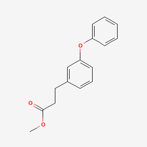 molecular formula C16H16O3 B8482410 Methyl 3-(3-phenoxyphenyl)propanoate 
