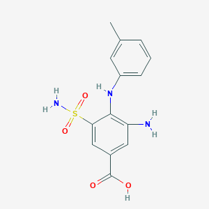 Benzoic acid,3-amino-5-(aminosulfonyl)-4-[(3-methylphenyl)amino]-