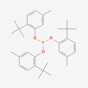 molecular formula C33H45O3P B084829 Tris(6-tert-butyl-m-tolyl) phosphite CAS No. 13468-92-3