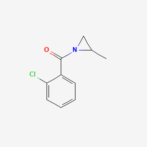 molecular formula C10H10ClNO B8482938 Aziridine, 1-(o-chlorobenzoyl)-2-methyl- 