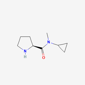 (S)-pyrrolidine-2-carboxylic acid cyclopropyl-methyl-amide