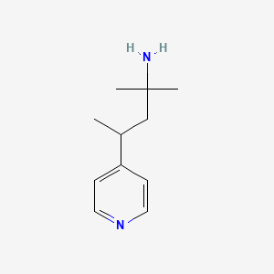 1,1-Dimethyl-3-pyridin-4-yl-butylamine