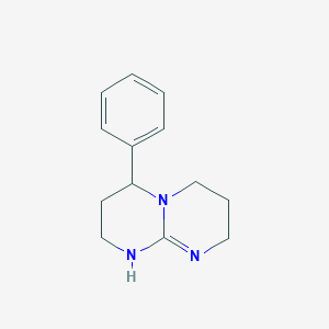 4-Phenyl-1,3,4,6,7,8-hexahydro-2H-pyrimido[1,2-a]pyrimidine