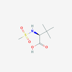 molecular formula C7H15NO4S B8483196 3-methyl-N-(methylsulfonyl)-L-valine 
