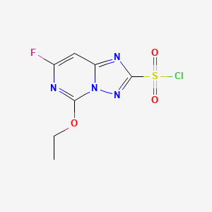 2-Chlorosulfonyl-5-ethoxy-7-fluoro[1,2,4]triazolo[1,5-c]pyrimidine