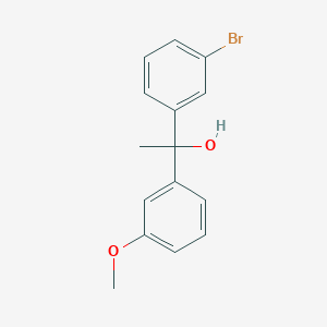1-(3-Bromo-phenyl)-1-(3-methoxy-phenyl)-ethanol