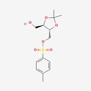 molecular formula C14H20O6S B8483643 ((4R,5R)-5-(hydroxyMethyl)-2,2-diMethyl-1,3-dioxolan-4-yl)Methyl 4-Methylbenzenesulfonate 