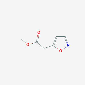 molecular formula C6H7NO3 B8483647 Isoxazol-5-yl-acetic acid methyl ester 