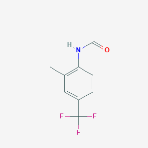 molecular formula C10H10F3NO B8483728 N-[2-methyl-4-(trifluoromethyl)phenyl]acetamide CAS No. 886762-61-4