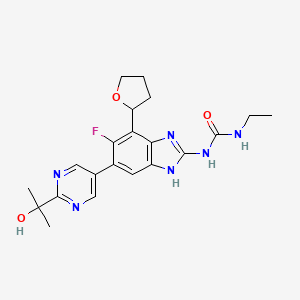 molecular formula C21H25FN6O3 B8483781 UNII-0O34AIS1YE 