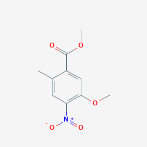 molecular formula C10H11NO5 B8483834 Methyl 5-methoxy-2-methyl-4-nitrobenzoate 