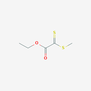 molecular formula C5H8O2S2 B8483890 Ethyl (methylthio)(thioxo)acetate CAS No. 53074-94-5