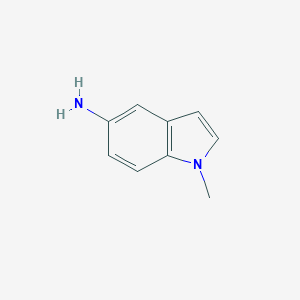 molecular formula C9H10N2 B008484 1-甲基-1H-吲哚-5-胺 CAS No. 102308-97-4