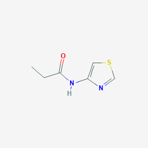 molecular formula C6H8N2OS B8484055 4-Propionamidothiazole 