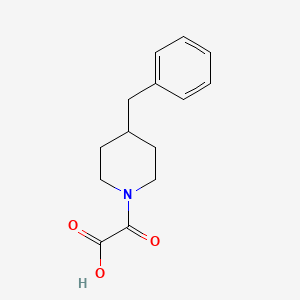 molecular formula C14H17NO3 B8484103 (4-Benzylpiperidin-1-yl)oxoacetic acid 