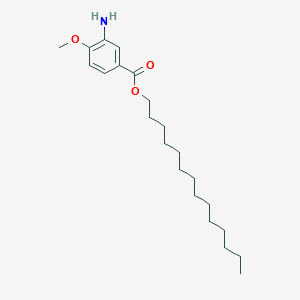 molecular formula C22H37NO3 B8484225 Tetradecyl 3-Amino-4-methoxybenzoate CAS No. 170082-19-6