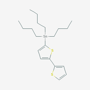 molecular formula C20H32S2Sn B8484351 Stannane, [2,2'-bithiophen]-5-yltributyl- CAS No. 162717-58-0