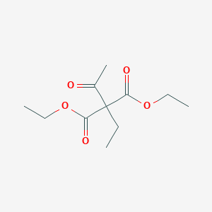 molecular formula C11H18O5 B8484362 Diethyl 2-acetyl-2-ethylmalonate 
