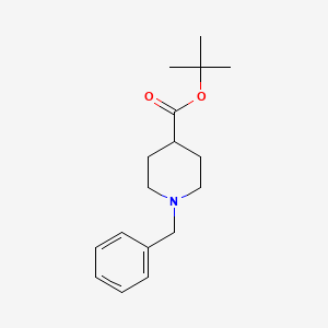 molecular formula C17H25NO2 B8484387 Tert-butyl 1-benzylpiperidine-4-carboxylate 