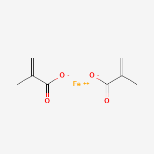 molecular formula C8H10FeO4 B8484392 Iron(2+) methacrylate CAS No. 94275-76-0