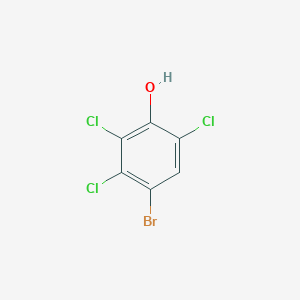 molecular formula C6H2BrCl3O B084844 4-溴-2,3,6-三氯苯酚 CAS No. 13311-72-3