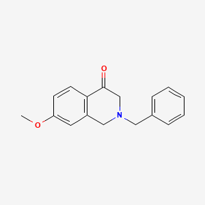 molecular formula C17H17NO2 B8484629 N-benzyl-7-methoxy-1,2-dihydroisoquinolin-4(3H)-one 