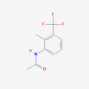 molecular formula C10H10F3NO B8484646 N-[2-methyl-3-(trifluoromethyl)phenyl]acetamide 