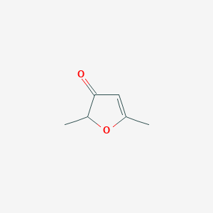 molecular formula C6H8O2 B084847 2,5-二甲基-3(2H)-呋喃酮 CAS No. 14400-67-0