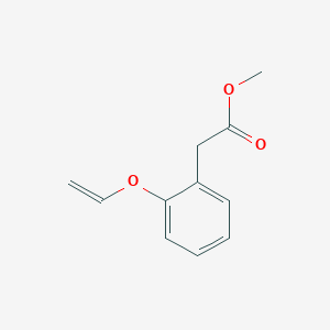 molecular formula C11H12O3 B8484711 Methyl [2-(vinyloxy)phenyl]acetate 