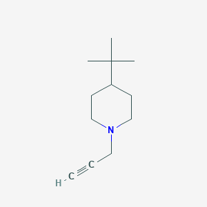 molecular formula C12H21N B8484847 4-Tert-butyl-1-(prop-2-ynyl)piperidine CAS No. 81613-62-9