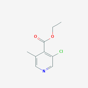 molecular formula C9H10ClNO2 B8484909 Ethyl 3-chloro-5-methylisonicotinate 