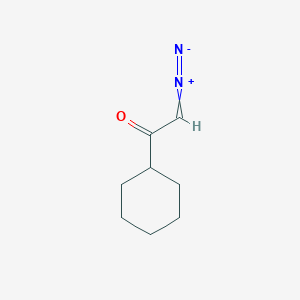 molecular formula C8H12N2O B8485193 1-Cyclohexyl-2-diazoethanone 