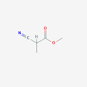 molecular formula C5H7NO2 B084854 Methyl 2-cyano-2-methylacetate CAS No. 14618-77-0